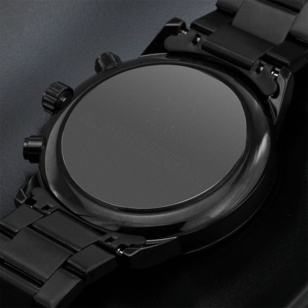 A.ANDICULA Black Chronograph Watch
